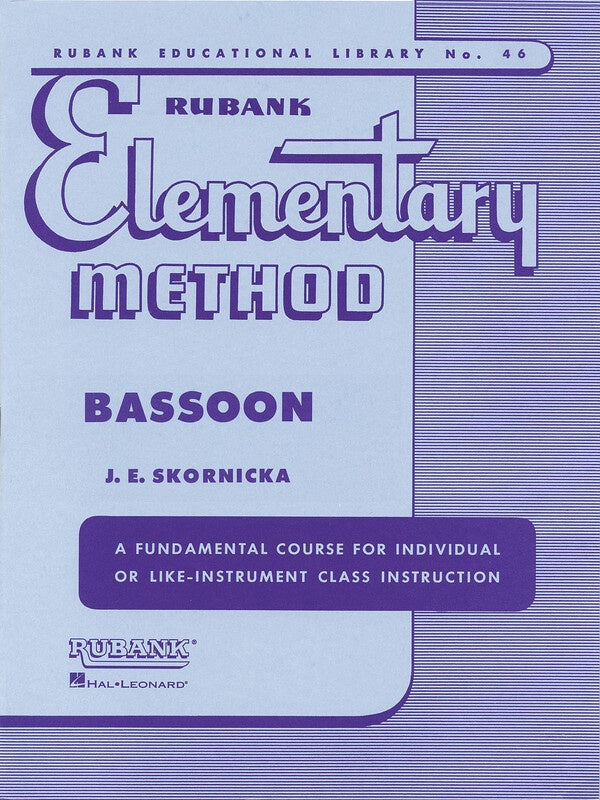 Rubank Elementary Method - Bassoon Book