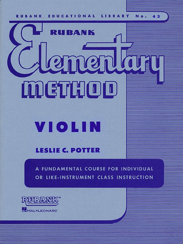 Rubank Elementary Method - Violin Book