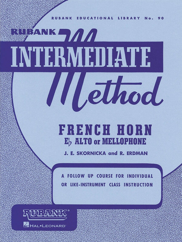 Rubank Intermediate Method - French Horn in F or Eb Book