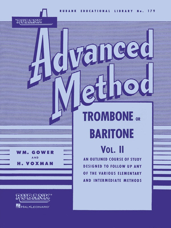 Rubank Advanced Method Trombone Volume 2 Book