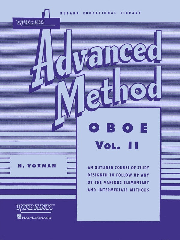 Rubank Advanced Method - Oboe Volume 2 Book