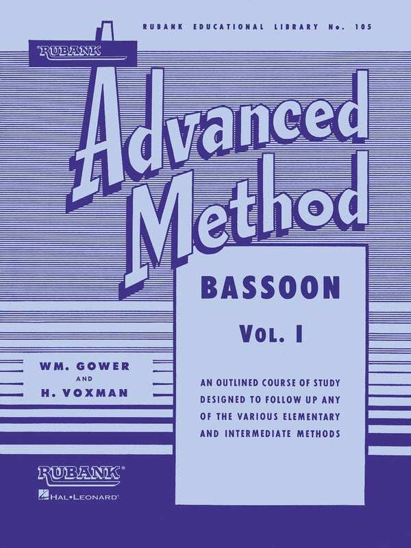 Rubank Advanced Method - Bassoon Volume 1 Book