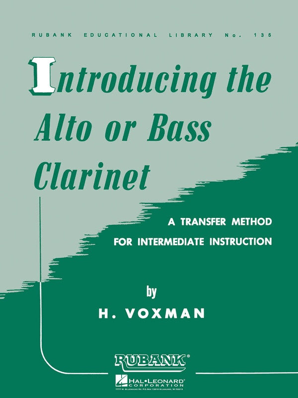 Rubank - Introducing The Alto Or Bass Clarinet Book