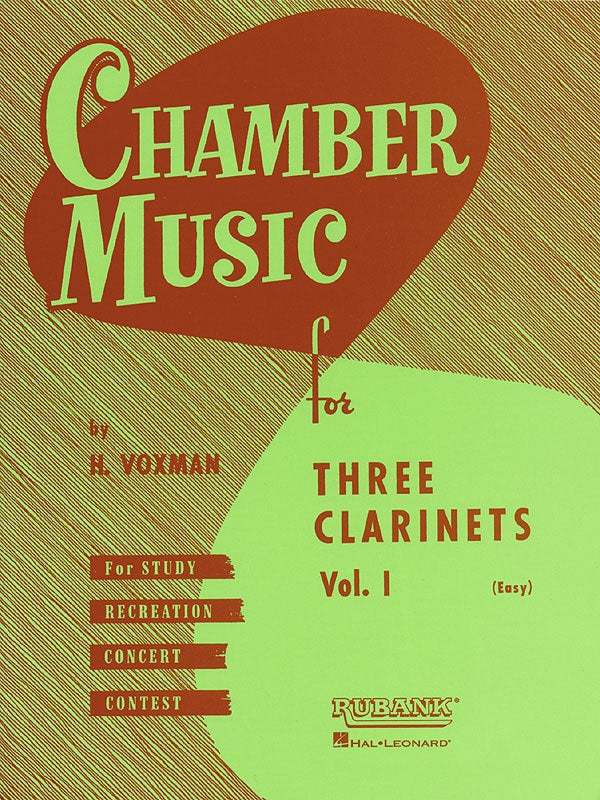 Chamber Music For 3 Clarinets - Volume 1 Book (Easy)