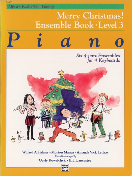 Alfred's Basic Piano Library - Merry Christmas Ensemble Book Level 3