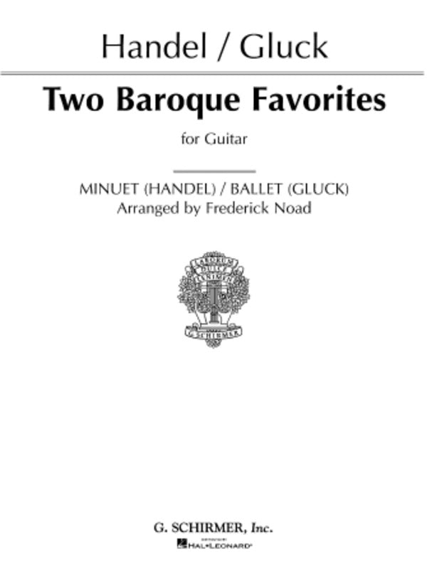 Handel/Gluck - 2 Baroque Favourites For Guitar