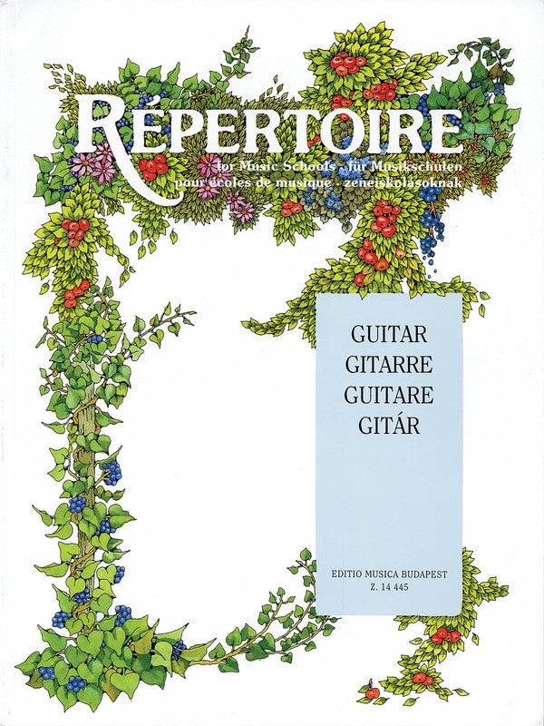 Repertoire For Music Schools Guitar