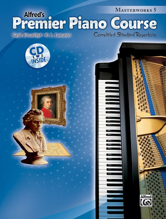 Alfred's Premier Piano Course - Masterworks Book 5 (Book and Cd)