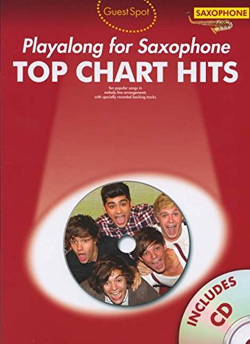 Top Chart Hits For Alto Saxophone Play Along Book/Cd