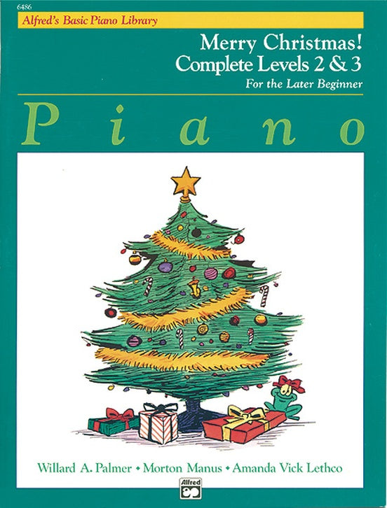 Alfred's Basic Piano Library - Merry Christmas Book Complete Level 2 & 3