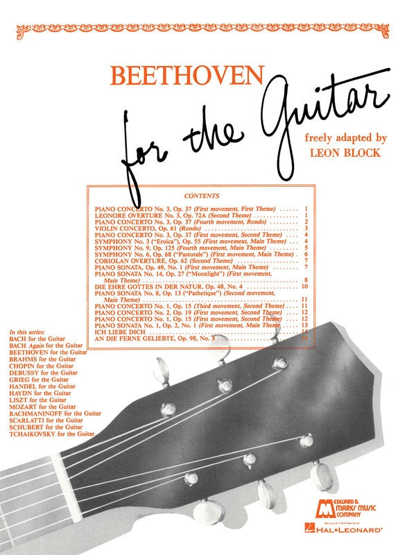 Beethoven for Guitar Flat Picked Style