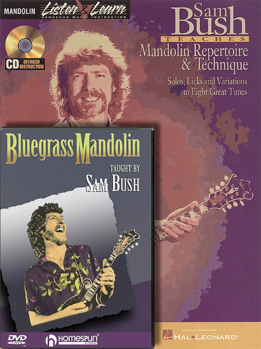 Sam Bush Mandolin Bundle Pack Bk/Cd/Dvd