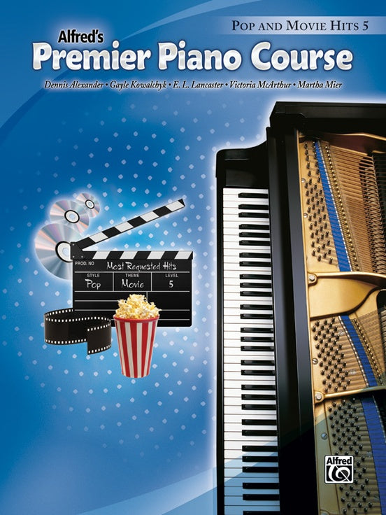 Alfred's Premier Piano Course - Pop And Movie Hits Book 5