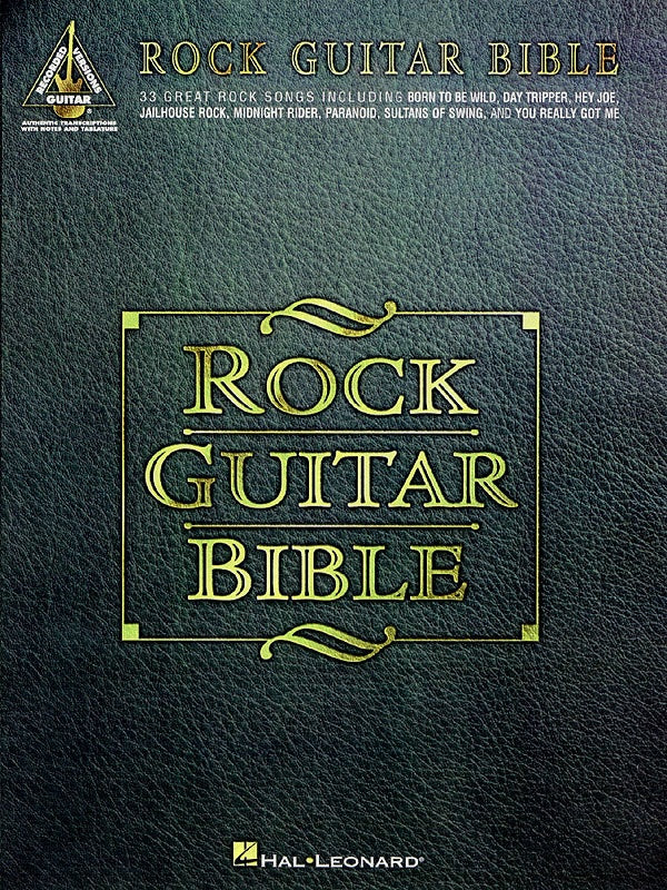 Rock Guitar Bible Tab Book