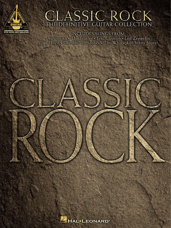 Classic Rock Guitar Tab Book