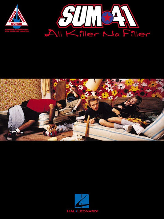 Sum 41 - All Killer, No Filler Guitar Tab Book