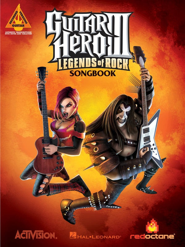 Guitar Hero III - Legends Of Rock Tab Book