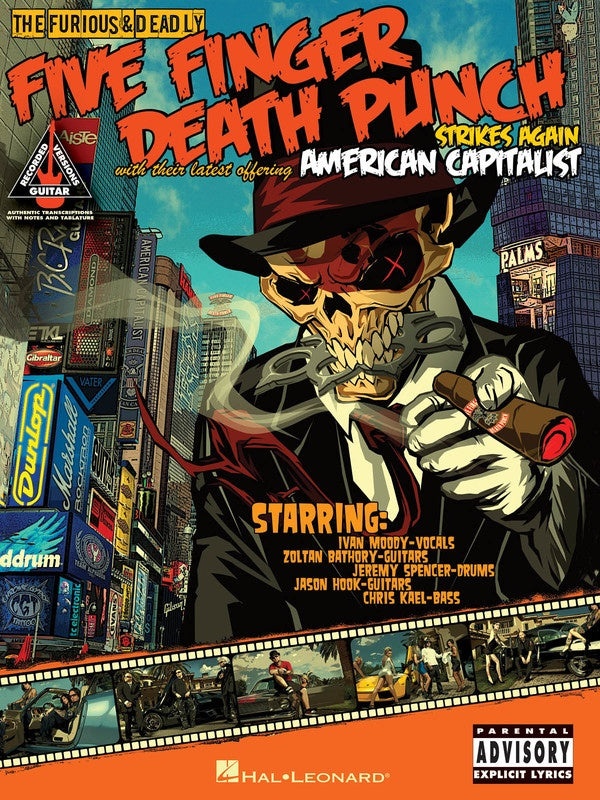 Five Finger Death Punch - American Capitalist Guitar Tab Book