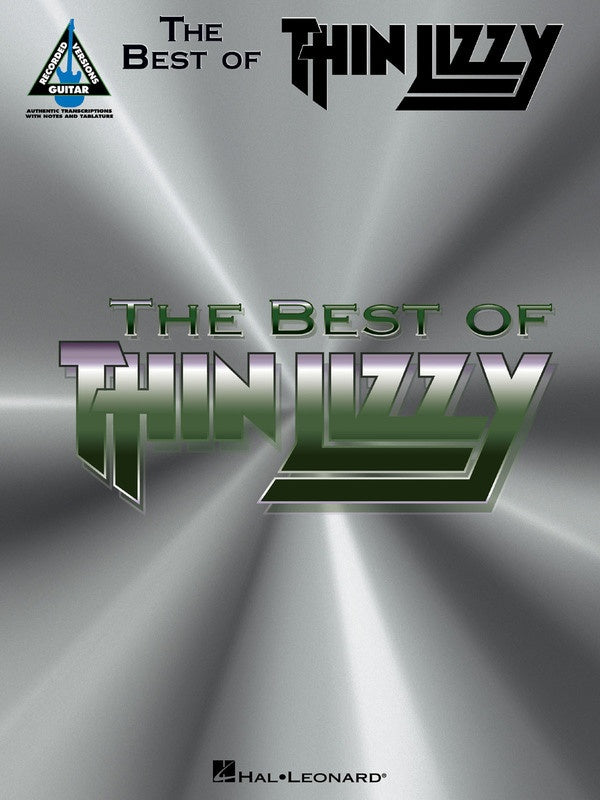 Best Of Thin Lizzy Guitar Tab Book