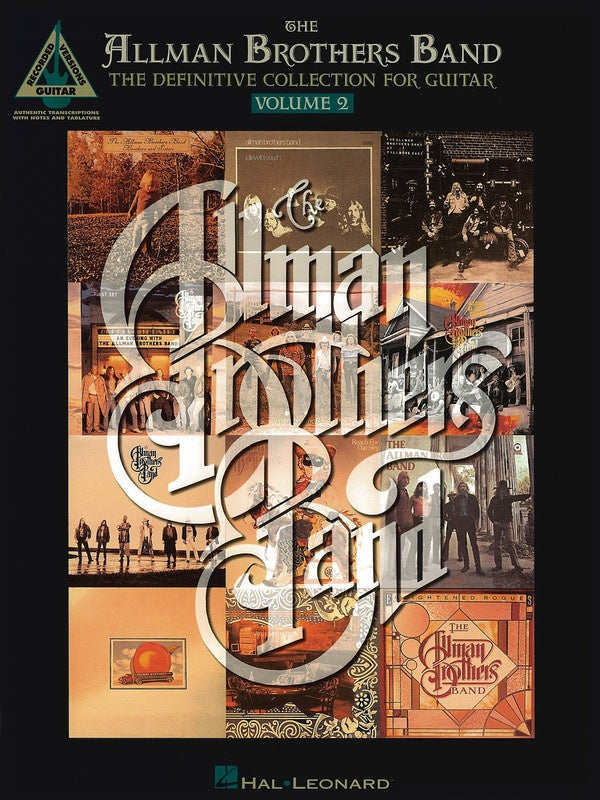 Allman Brothers Definitive Collection Guitar Tab Volume 2 Book