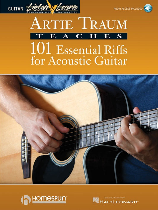 101 Essential Riffs For Acoustic Guitar Book/Cd