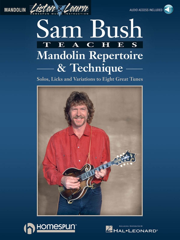 Sam Bush Teaches Mandolin Repertoire & Tech Bk/C