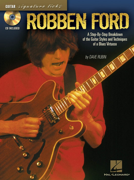 Robben Ford Guitar Signature Licks Book/Cd