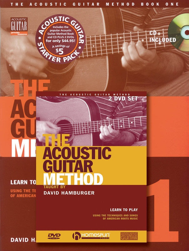 Hal Leonard Guitar Method - Acoustic Guitar Method Book/Cd/Dvd