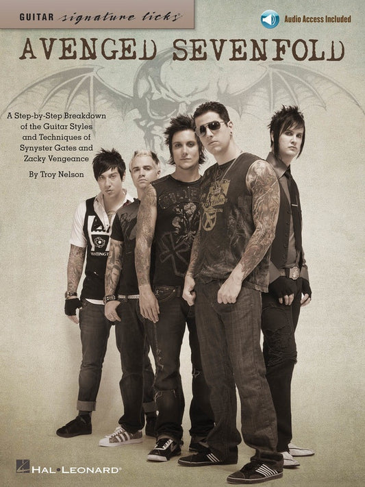 Avenged Sevenfold Signature Licks Guitar Tab Book/Ola