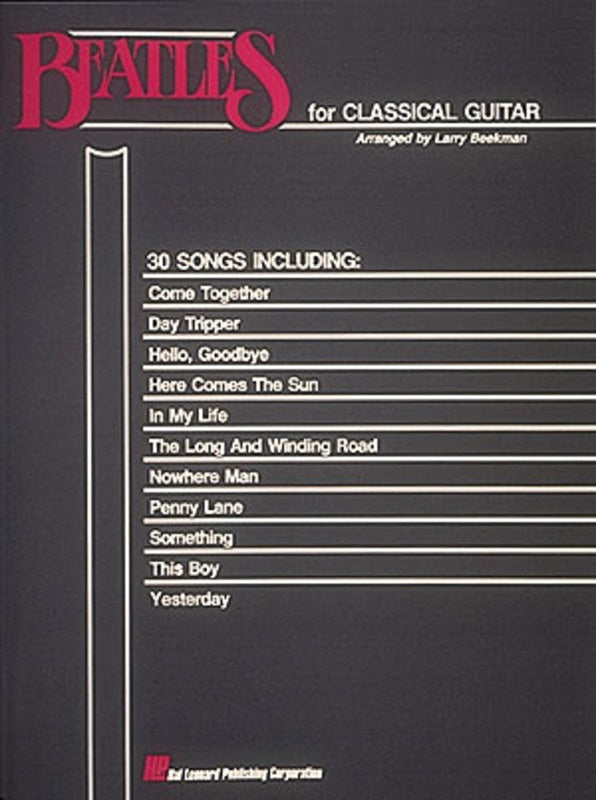 Beatles for Classical Guitar - Music2u