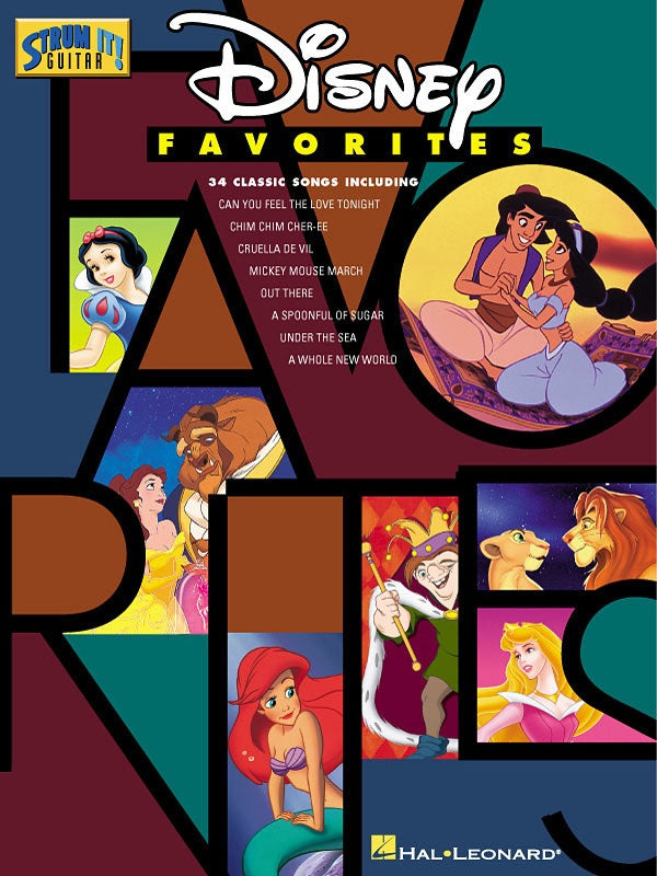 Disney Favorites Strum It Guitar Book