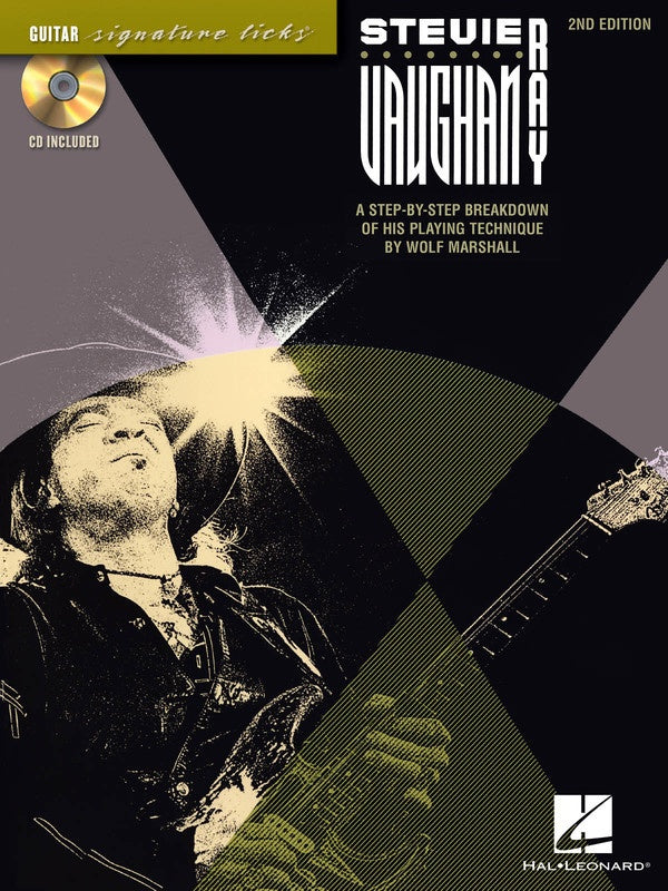 Stevie Ray Vaughan Signature Licks Guitar 2nd Edition Book/Cd