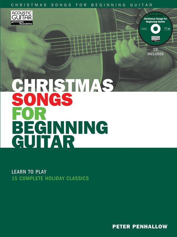 Christmas Songs For Beginner Guitar Book/Cd