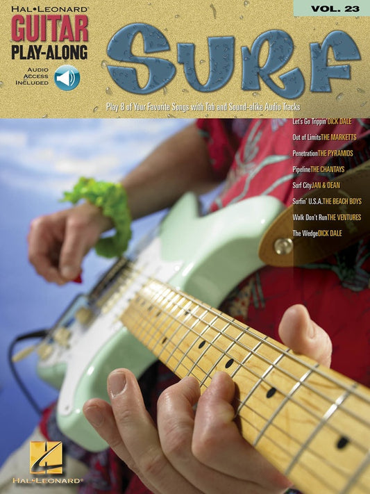 Surf Guitar Playalong V23 Bk/Ola