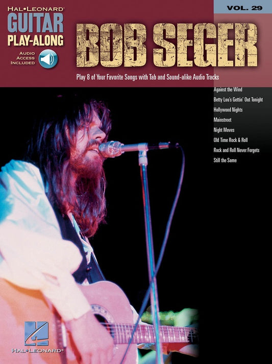 Bob Seger Guitar Play Along Volume 29 Book/Ola