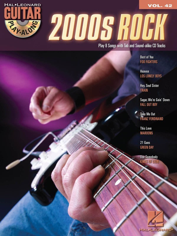 2000's Rock Guitar Play Along Volume 42 Book/Cd