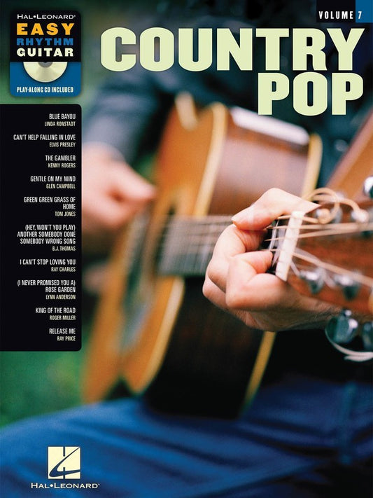 Country Pop Easy Rhythm Guitar V7 Bk/Cd