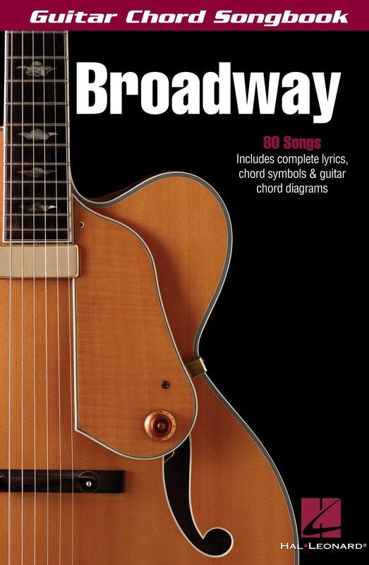 Guitar Chord Songbook Broadway