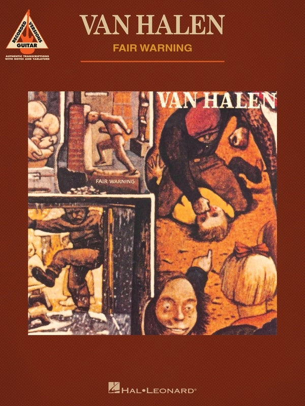 Van Halen - Fair Warning Guitar Tab Book