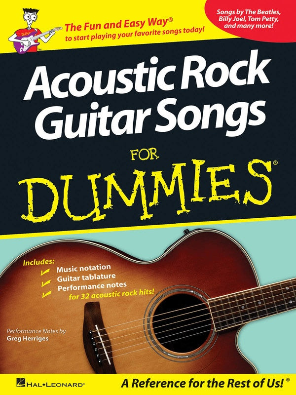 Acoustic Rock Songs For Dummies Gtr Tab