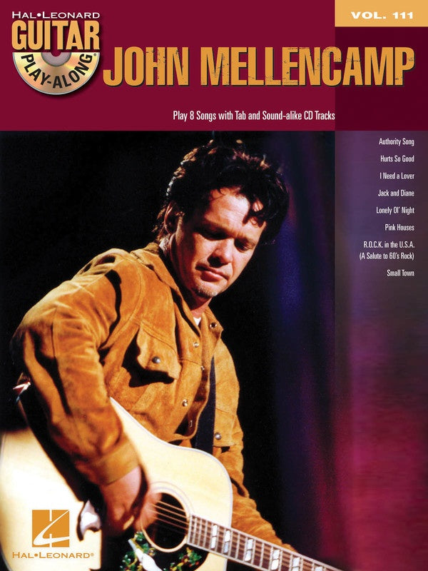 John Mellencamp Guitar Play Along Volume 111 Book/Cd