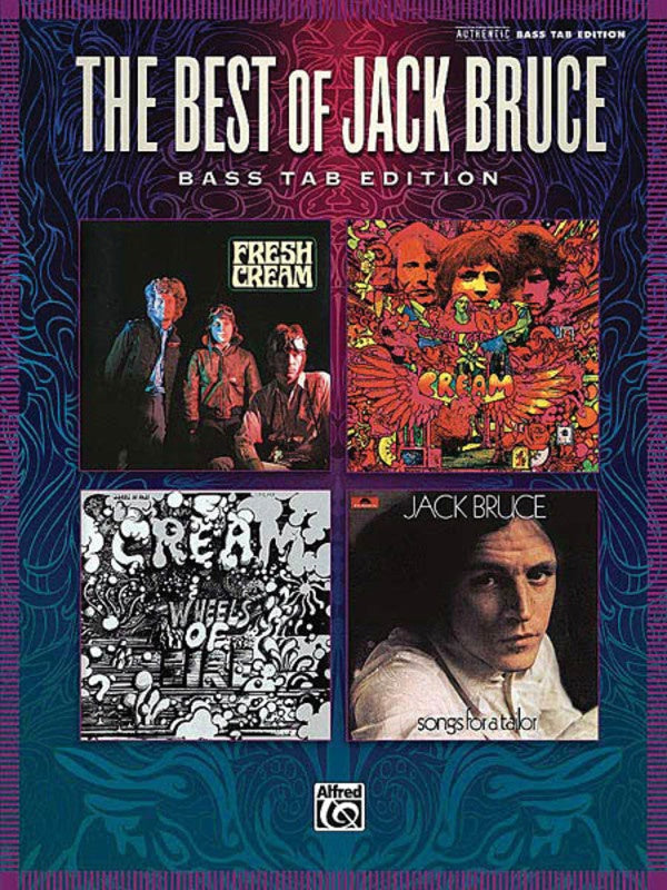 The Best Of Jack Bruce Bass Tab Book