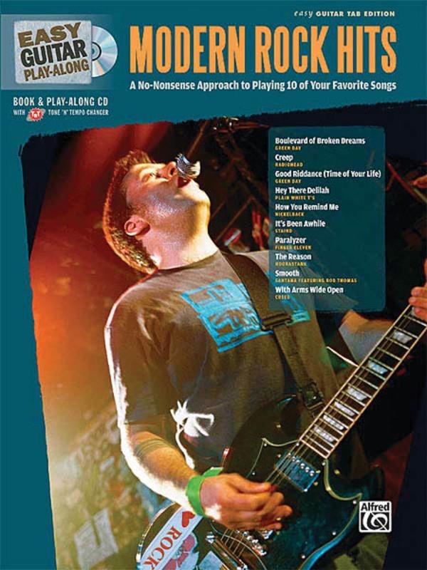 Easy Guitar Play Along Modern Rock Hits Bk/Cd