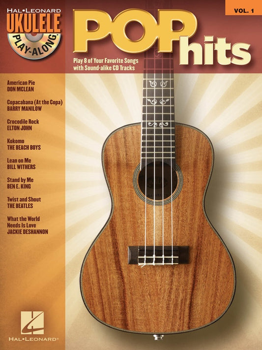 Pop Hits Ukulele Playalong V1 Bk/Cd