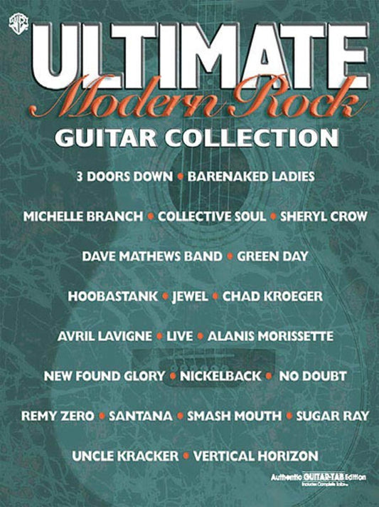 Ultimate Modern Rock Guitar Collection - Guitar Tab Book