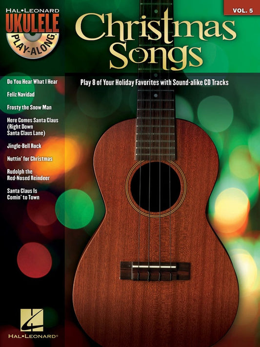 Christmas Songs Ukulele Play Along Volume 5 Book/Cd