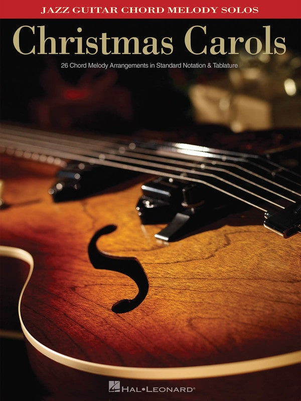 Christmas Carols Jazz Guitar Chord Melody Tab Book