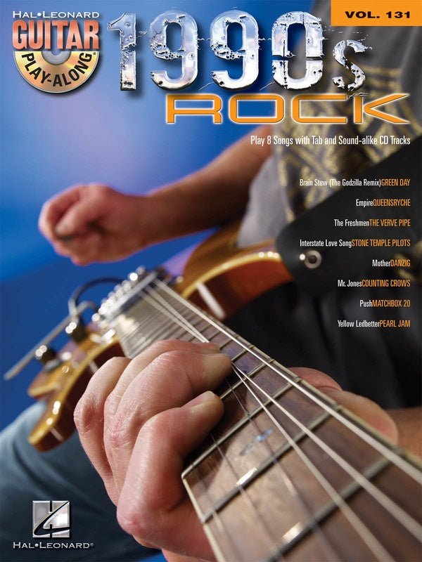 1990's Rock Guitar Play Along Volume 131 Book/Cd