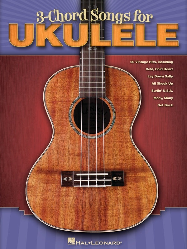 3 Chord Songs For Ukulele Book