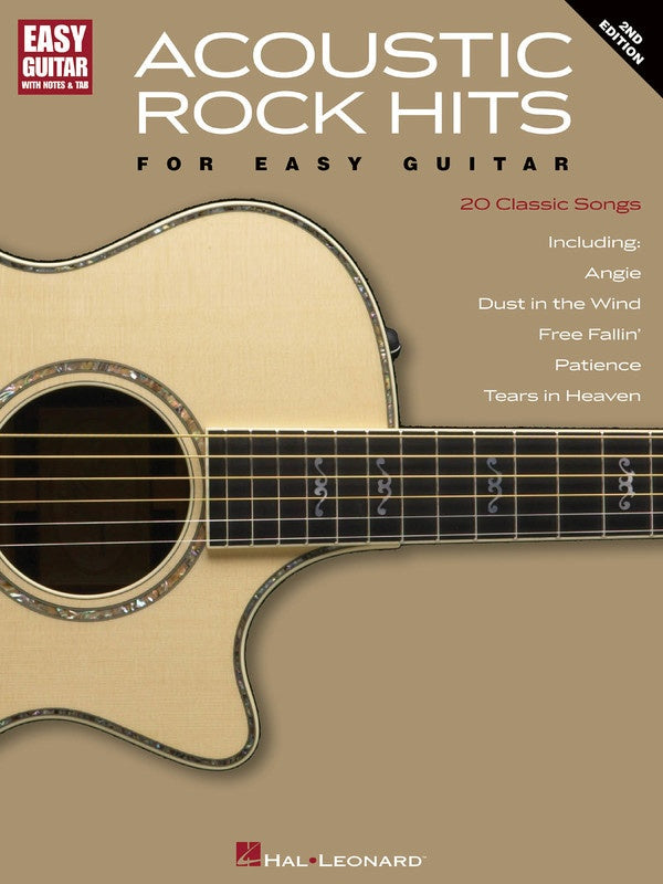 Acoustic Rock Hits For Easy Guitar 2Nd Ed